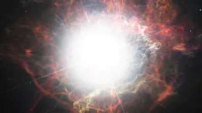 Illustration d’une étoile explosant en une supernova Illustration d’une étoile explosant en une supernova