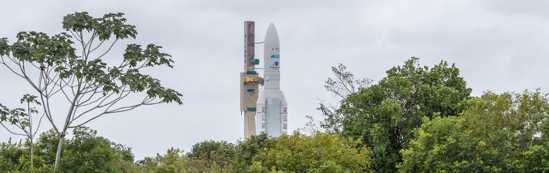 Une fusée Ariane 5 au Centre spatial guyanais Une fusée Ariane 5 au Centre spatial guyanais